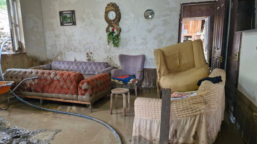 Landslide hits village in Georgia, leaving two families worst affected